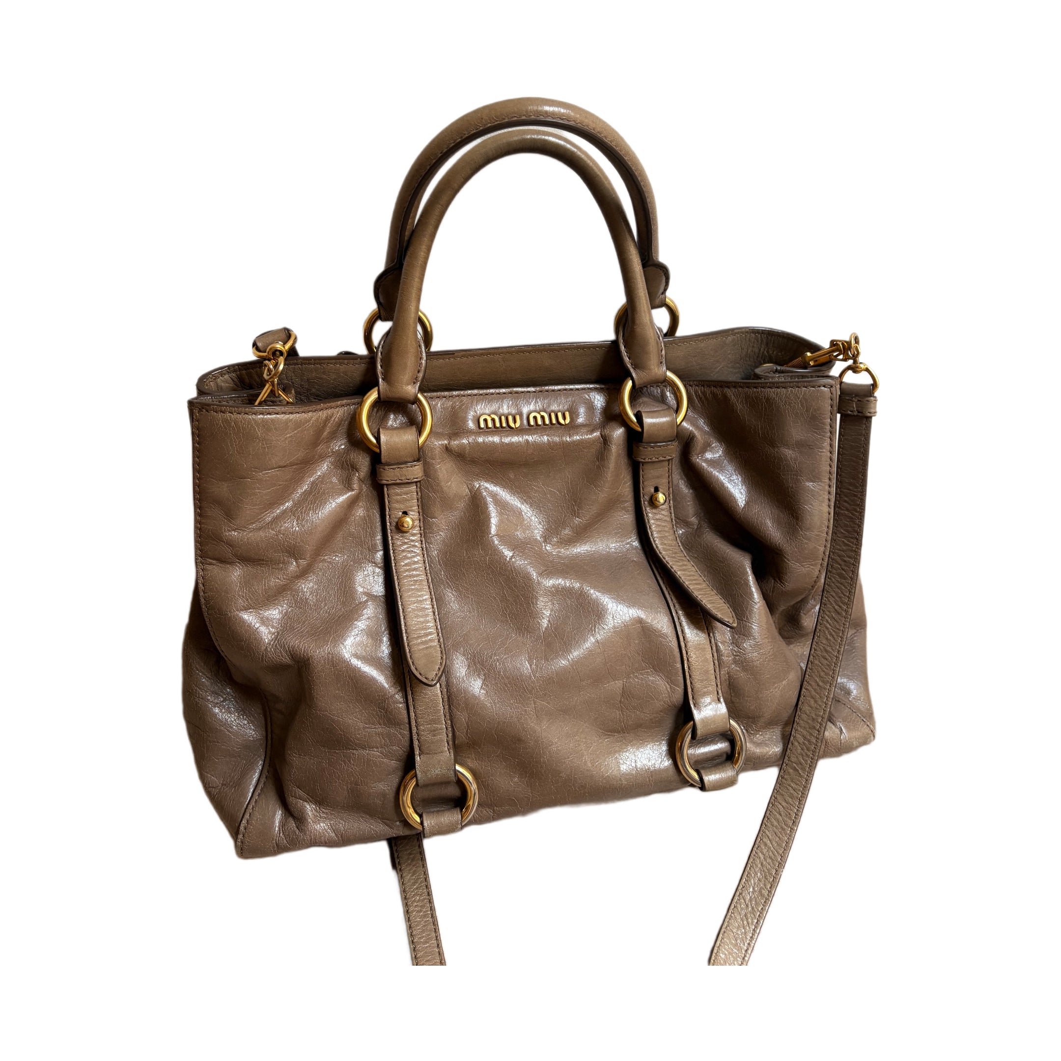 MIU MIU Vitello Shine