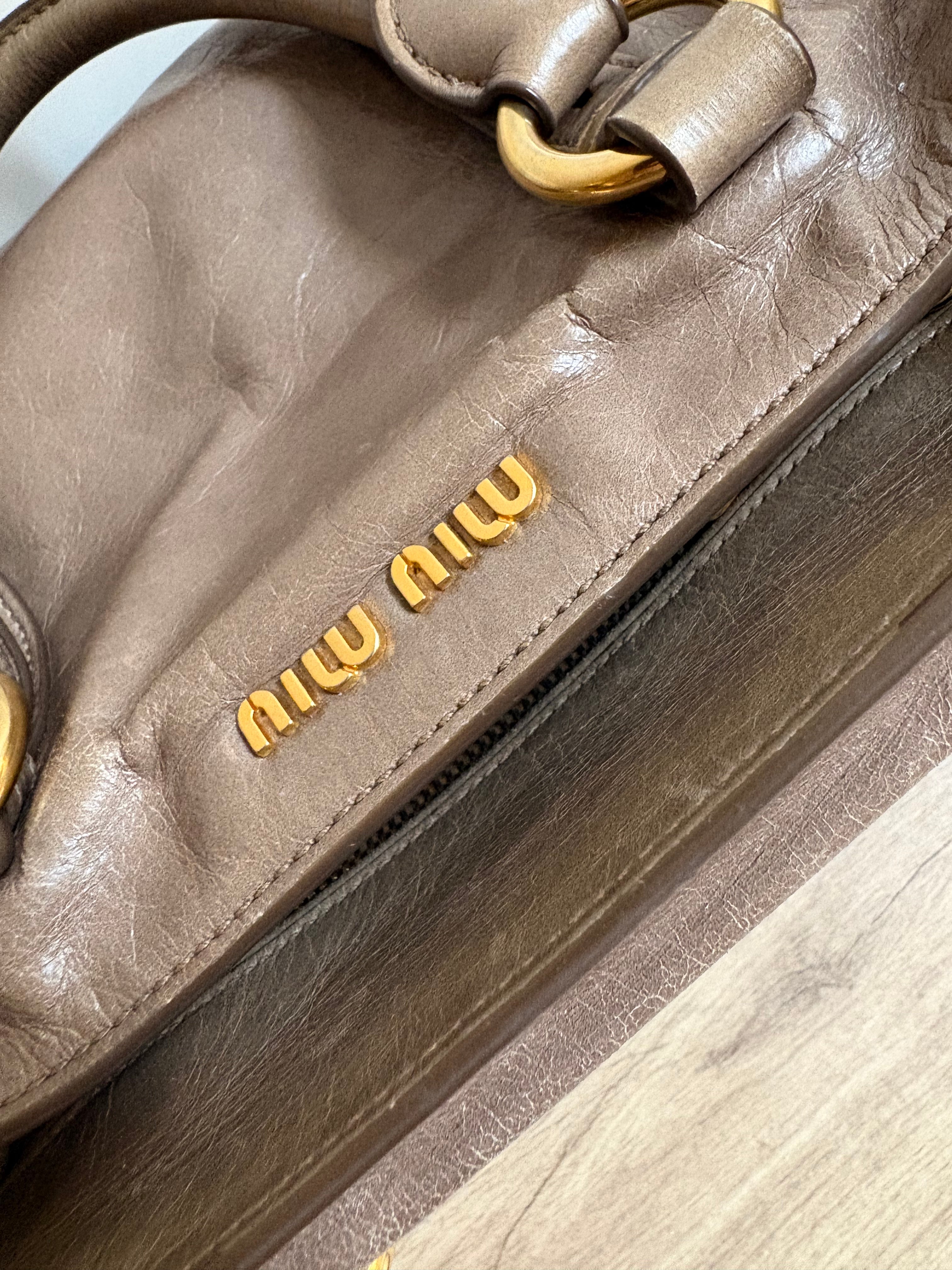 MIU MIU Vitello Shine