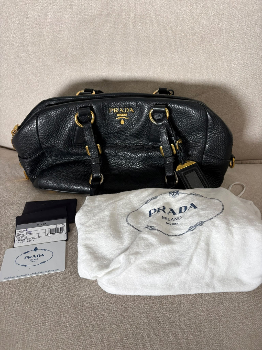 Prada Bauletto negro