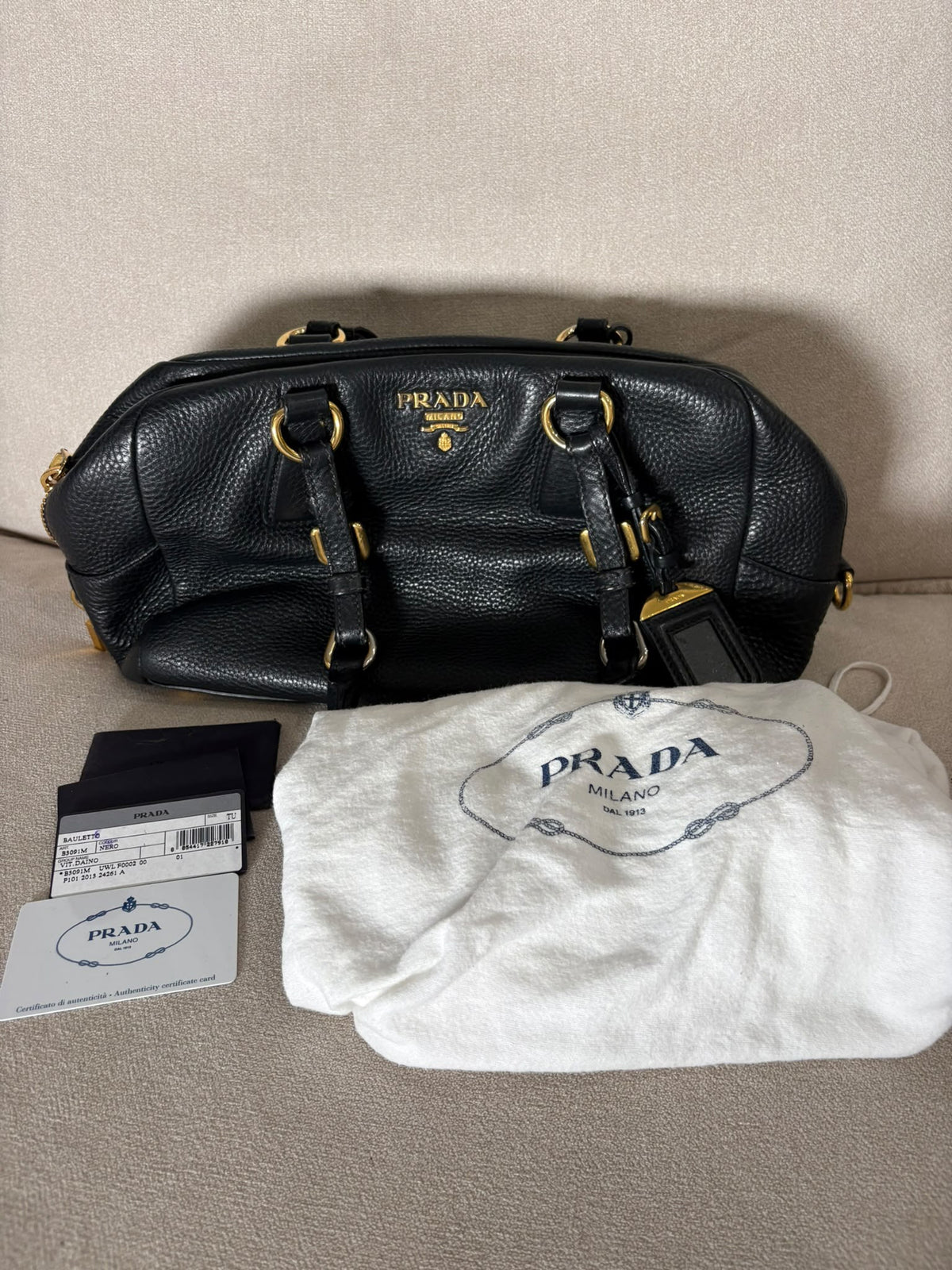 Prada Bauletto negro