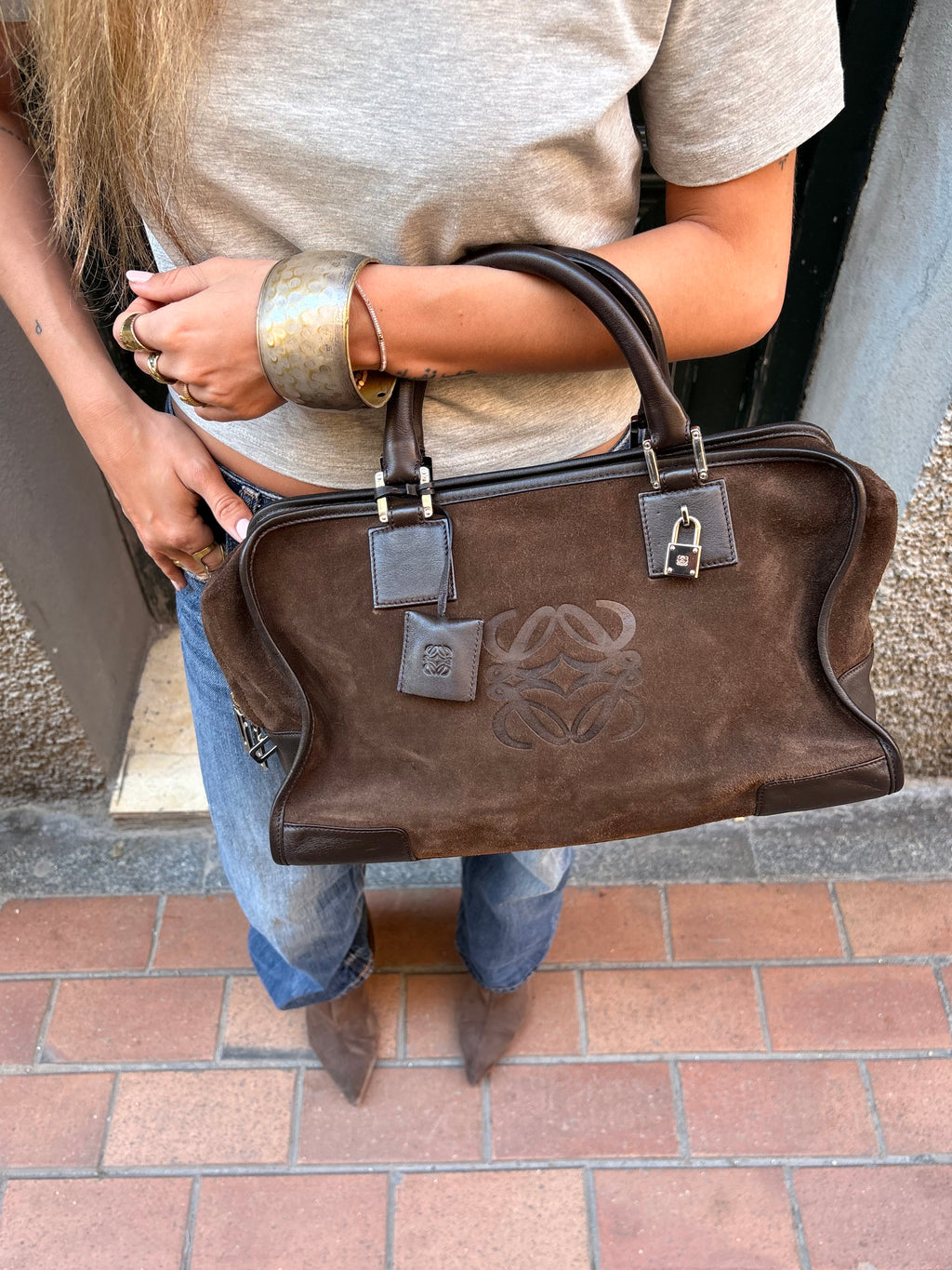 LOEWE Amazona 36 Marrón