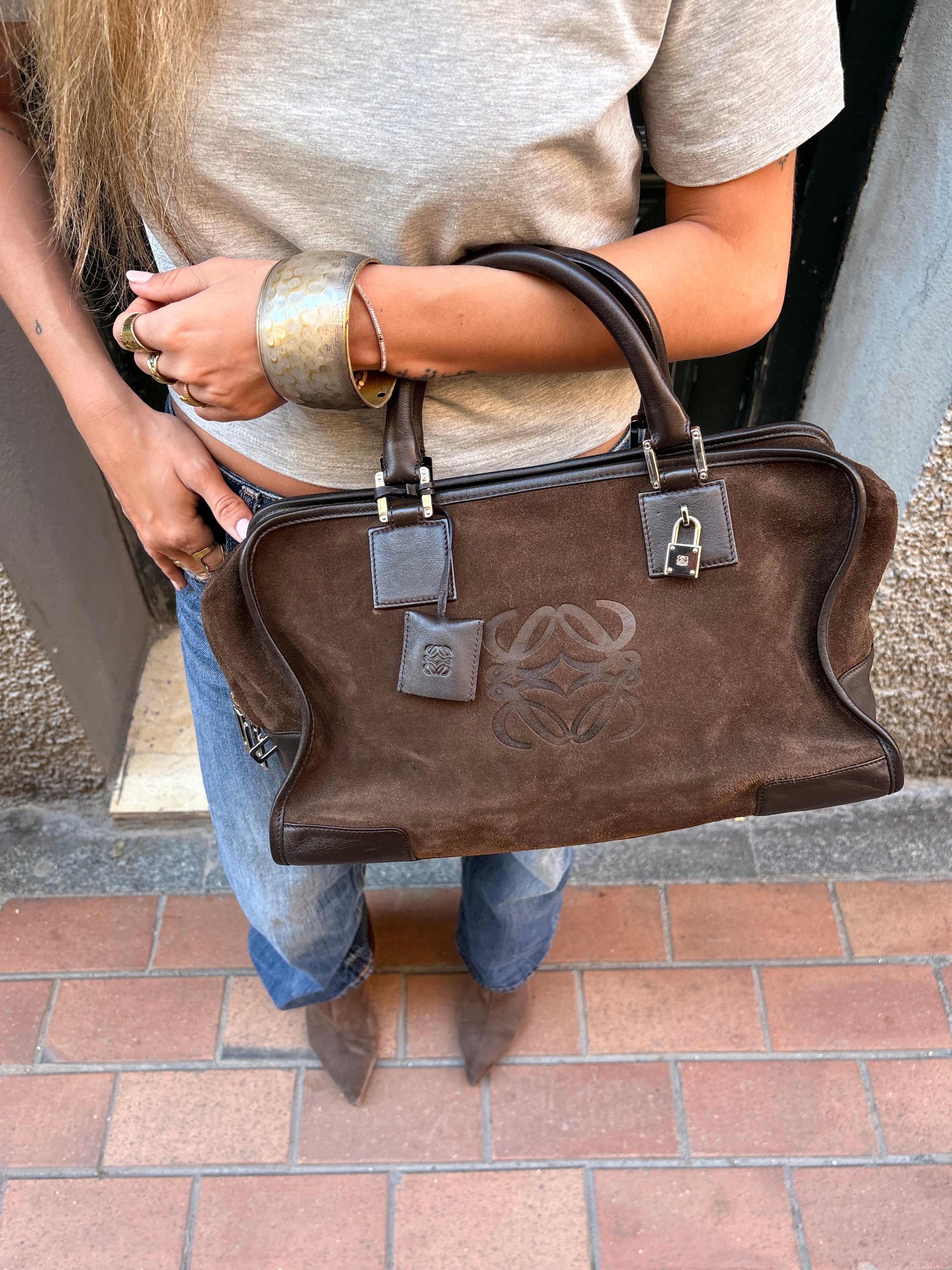 LOEWE Amazona 36 Marrón