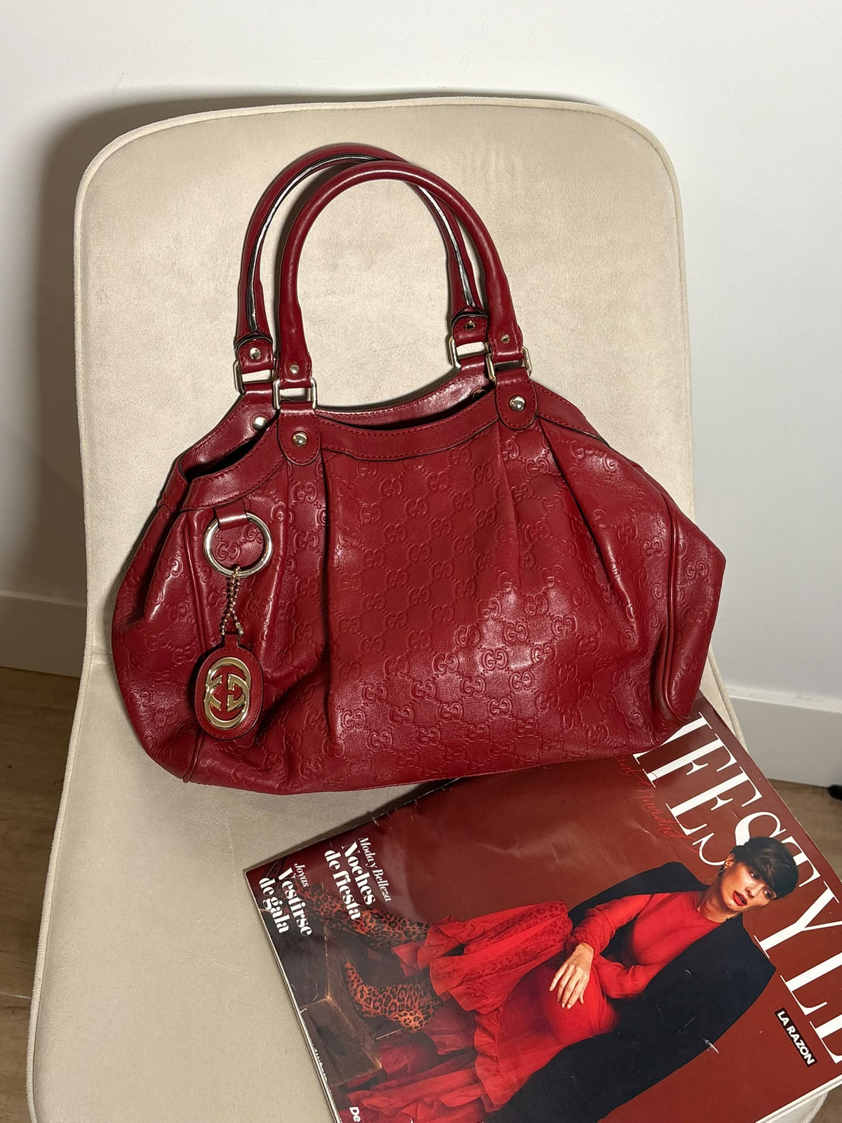 Gucci Sukey rojo