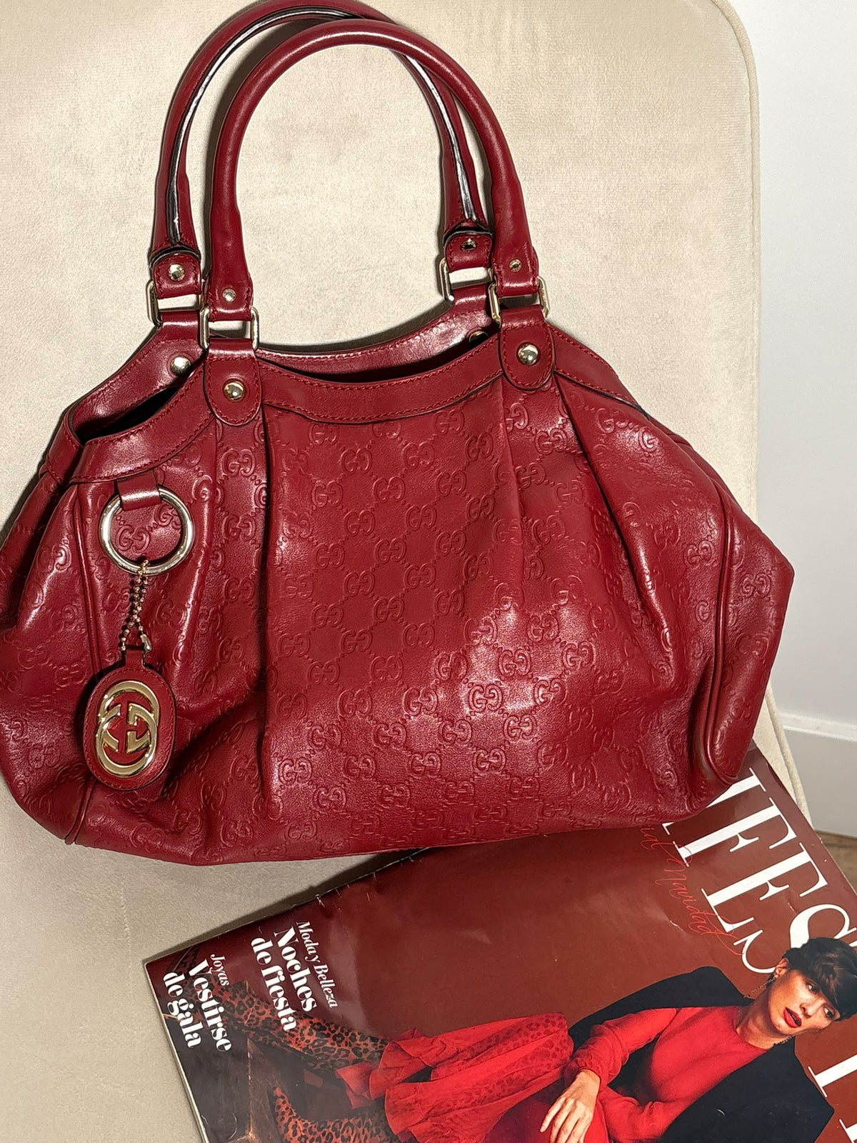 Gucci Sukey rojo